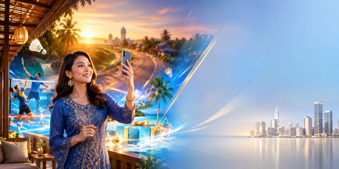 Pengguna Malaysia bermain kasino dari telefon pintar dengan antara muka yang ringkas dan jelas