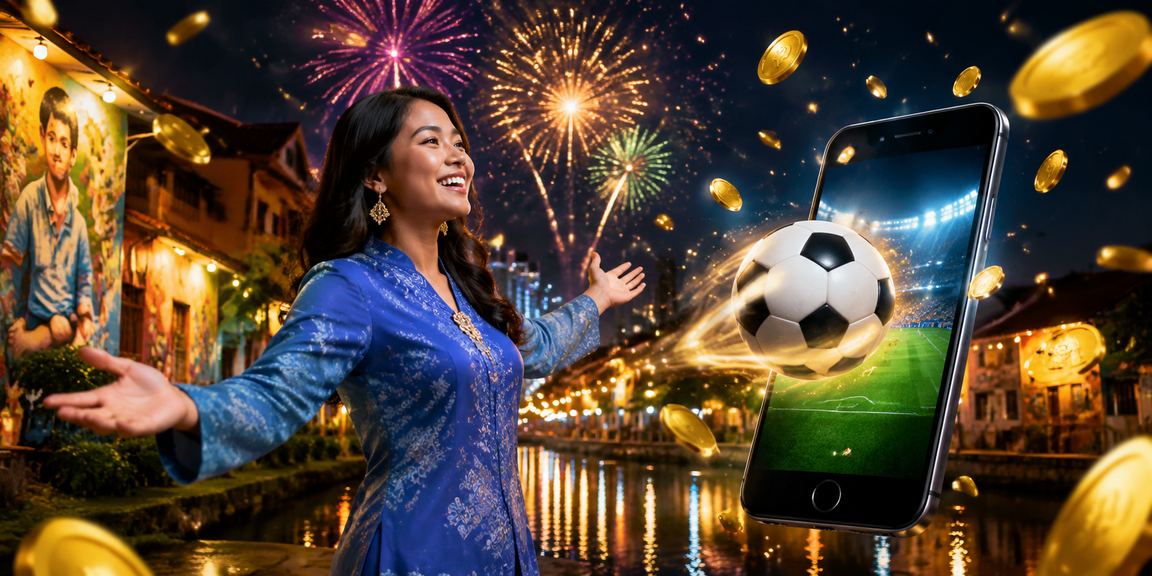Pengguna Pulau Pinang berpakaian baju kurung menikmati taruhan sukan di 700mt